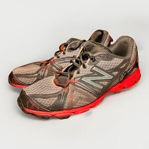 New Balance 610v2 Trail Running Shoes Gray Red Womens Size 8 WT610RC2 Hiking